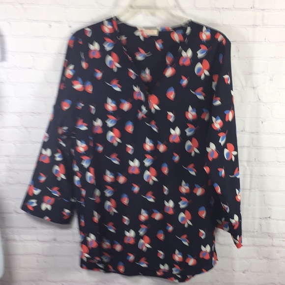 Pixley 3/4 Sleeve V Neck Comfortable Top Size L - Picture 1 of 8